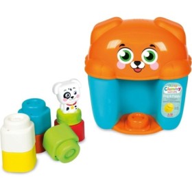Clementoni - Jucarie educationala Soft Clemmy cos Catelus cu cuburi de constructie moi si lavabile Clementoni - 1